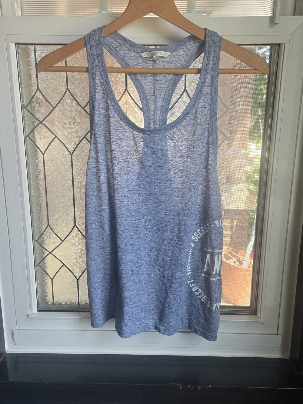 Victoria's Secret Blue Racerback Tank Top